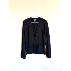 Lauren Ralph Lauren Silk Blend Cardigan Sweater